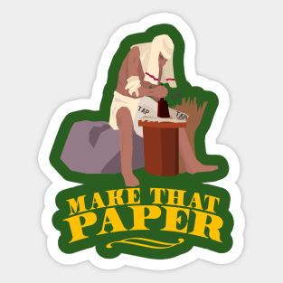 Make that Paper: Spacship Earth Sticker